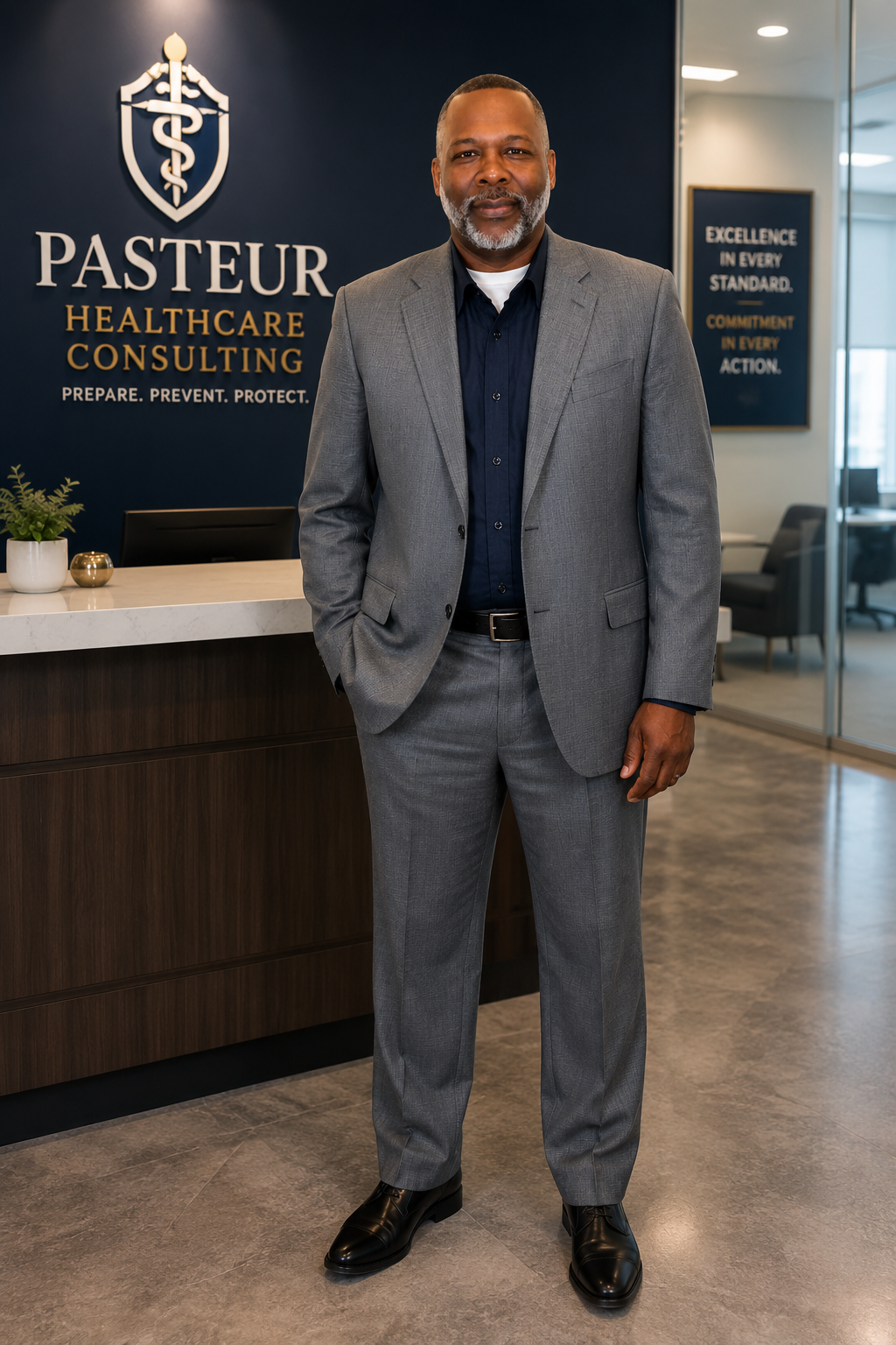 Pernell A. Husband, Founder and Chief Executive Officer of Pasteur Healthcare Consulting